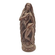 Vintage lata 80-te Coco Joe's Hawaii Hula Tancerz Figurka Tiki Hapa Drewno 5" wysokości na sprzedaż  Wysyłka do Poland