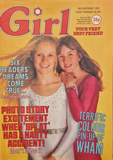 Girl magazine november for sale  UK