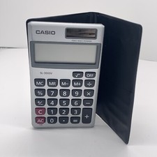 Calculadora portátil solar Casio energia bidirecional com estojo macio usada comprar usado  Enviando para Brazil