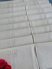 Serviettes table anciennes d'occasion  Carcassonne
