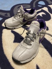 Usado, Tênis esportivo juvenil Nike Shox NZ cinza roxo corrida ativo GS 3Y feminino 4.5 comprar usado  Enviando para Brazil