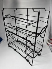 Conjunto de 2 porta-latas de refrigerante empilháveis pacote com 12 para organização de geladeira metal comprar usado  Enviando para Brazil