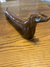 Ceramic dachshund figurine for sale  Victor
