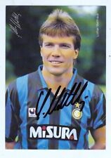 Autografo lothar matthaus usato  Settimo Torinese
