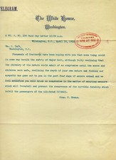 Titanic memorabilia telegram for sale  UK