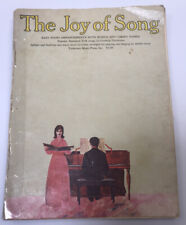 Joy song easy for sale  Moultonborough