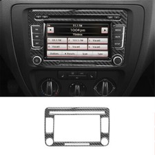 Rádio de fibra de carbono com acabamento de painel de navegação para Volkswagen Jetta Sedan 2011-14 comprar usado  Enviando para Brazil