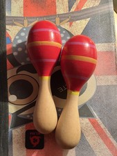 Painted pair maracas for sale  HOPE VALLEY