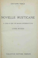 Verga novelle rusticane usato  Terlizzi