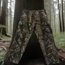 Pantalones cargo Red Head grandes para hombre camuflados roble musgo 38X31 bolsillos de caza ajustables segunda mano  Embacar hacia Mexico
