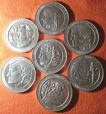 Pacote com 7 moedas comemorativas dos Jogos Olímpicos de metal comprar usado Pacote com 7 moedas comemorativas dos Jogos Olímpicos de metal comprar usado  Enviando para Brazil