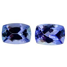 Pair blue tanzanite for sale  ST. AUSTELL