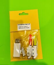 2 X luzes pontas de vara de pesca com 2 baterias e carregador USB por apenas £12, usado comprar usado  Enviando para Brazil
