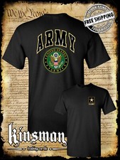 Camiseta 2 lados selo do exército dos EUA oficial licenciada militar Estados Unidos da América comprar usado  Enviando para Brazil