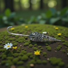 Antica spilla argento usato Antica spilla argento usato  Valgreghentino