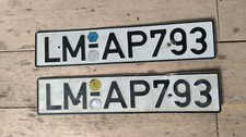 Satz altes nummernschild gebraucht kaufen  Villmar