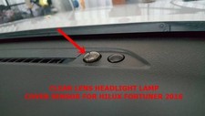TOYOTA HILUX FORTUNER 2016 LENTE TRANSPARENTE FAROL LÂMPADA SENSOR TAMPA comprar usado  Enviando para Brazil