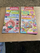 Knitting crochet magazines for sale  SHERBORNE