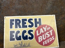 Vintage hen sign for sale  USA