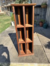 mahogany cd rack for sale  CHESTERFIELD