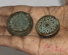 Moldura De Herramienta De Joyería Grabada Con Diseño Hermoso De Latón Antiguo 40 comprar usado  Enviando para Brazil