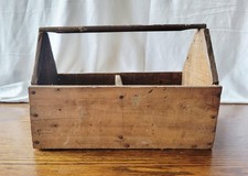 Carrito de herramientas de madera primitiva artesanal de finales del siglo XIX o truco de herramientas segunda mano  Embacar hacia Mexico