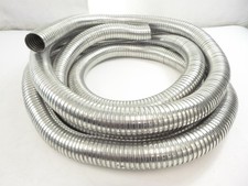 Tubo de escape flexível de aço inoxidável 22,5'x2,25" intertravamento ondulado comprar usado  Enviando para Brazil