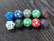 MTG, Ravnica Guild Kit, Spindown D20 conjunto completo de dados (10 dados no total) comprar usado  Enviando para Brazil