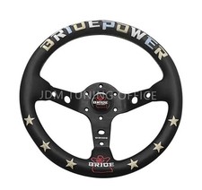 Volante de couro universal 13" 330mm esporte para corridas clássicas comprar usado  Enviando para Brazil