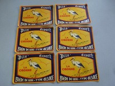 Etiquettes anciennes bieres d'occasion  Moncoutant