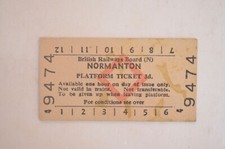 Railway platform ticket for sale  BANBURY