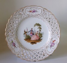 Antique dresden reticulated for sale  WORCESTER