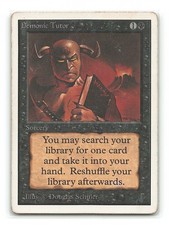 Magic demonic tutor d'occasion  Baziège