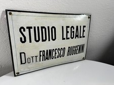 Insegna targa bombata usato  Seregno