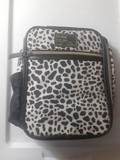 SACOLA DE ALMOÇO FIT & FRESH COM ISOLAMENTO DE LEOPARDO CAIXA COM 1 RECIPIENTE, 10"x8"x2", usado comprar usado  Enviando para Brazil
