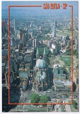 Cartão postal vista aérea Catedral de São Paulo Brasil comprar usado  Enviando para Brazil
