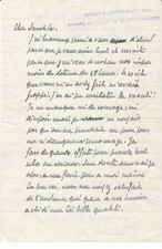 Autographe lettre adressée d'occasion  Le Mans