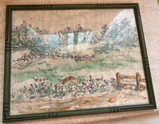 Vintage framed landscape for sale  Westerville