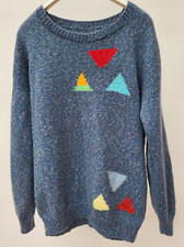 Bequemer blauer strickpulli gebraucht kaufen  Karlsruhe