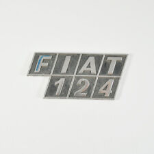Original Fiat 124 Emblem - Schriftzug - Typenschild - Oldtimer - Aluminium comprar usado  Enviando para Brazil