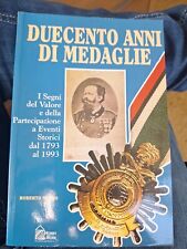 Ducento anni medaglie. usato  Bari