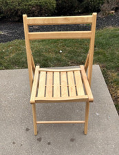 Natural wood folding for sale  Jeannette
