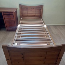 Wooden trundle bed. for sale  WALLINGFORD