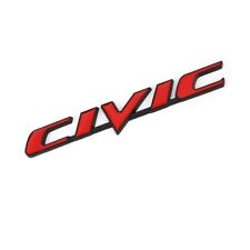 Distintivo emblema carta vermelha e preta 3D porta-malas traseiro carro CIVIC comprar usado  Enviando para Brazil