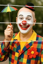 Cirque clown parapluie d'occasion  Reims