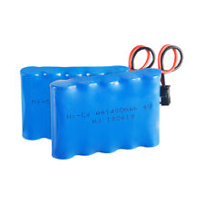 2x 6V 1400mAh Ni-Cd AA Akku SM-2P Stecker Rechargeable Batterie für RC Car Toys comprar usado  Enviando para Brazil