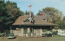 Old R.R. Cartão postal H457 Snack Bar BM Railroad Depot Brookline NH c1950's, usado comprar usado  Enviando para Brazil