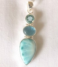Anhänger larimar aquamarin gebraucht kaufen  Heiligenhaus