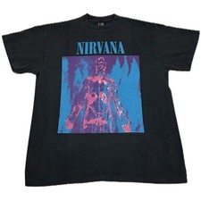 Camiseta 1993 Vintage Nirvana Sliver Tamanho XL 90s KURT Ponto Único Gigante REIMPRESSÃO comprar usado  Enviando para Brazil