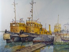 Original watercolour admiralty for sale  WIRRAL